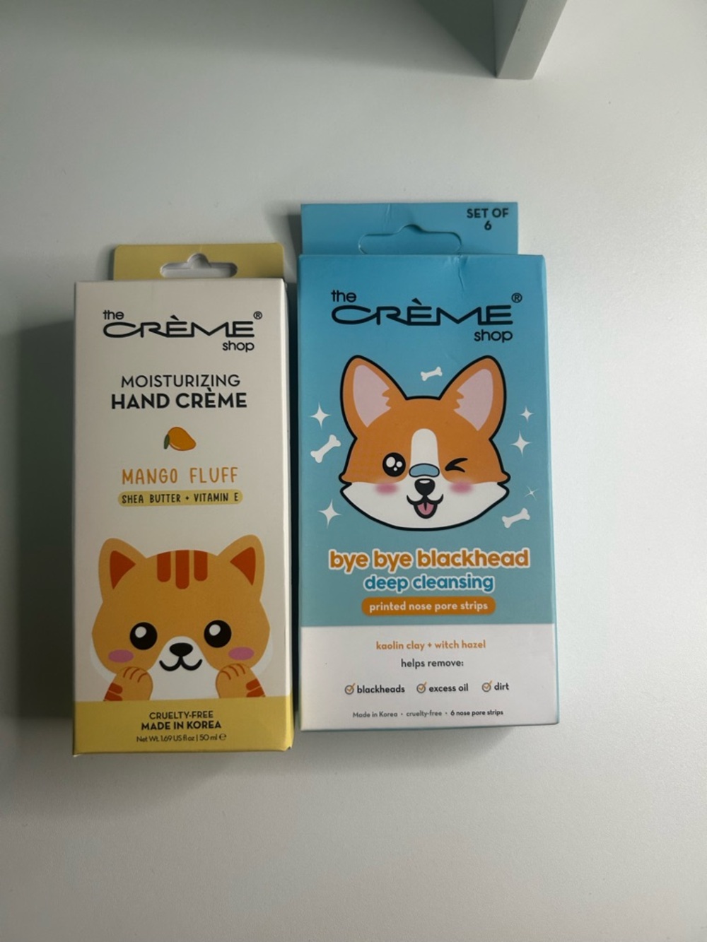 The Crème Shop Bye Bye Blackhead Deep Cleansing Nose Strips & Moisturizing HandC